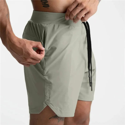 Men's Quick-Dry Performance Shorts With Zipper Pocket