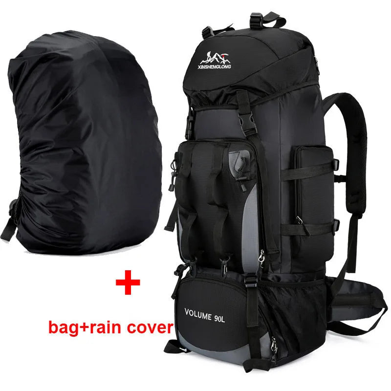 90L Waterproof Large Capacity Hiking Backpack