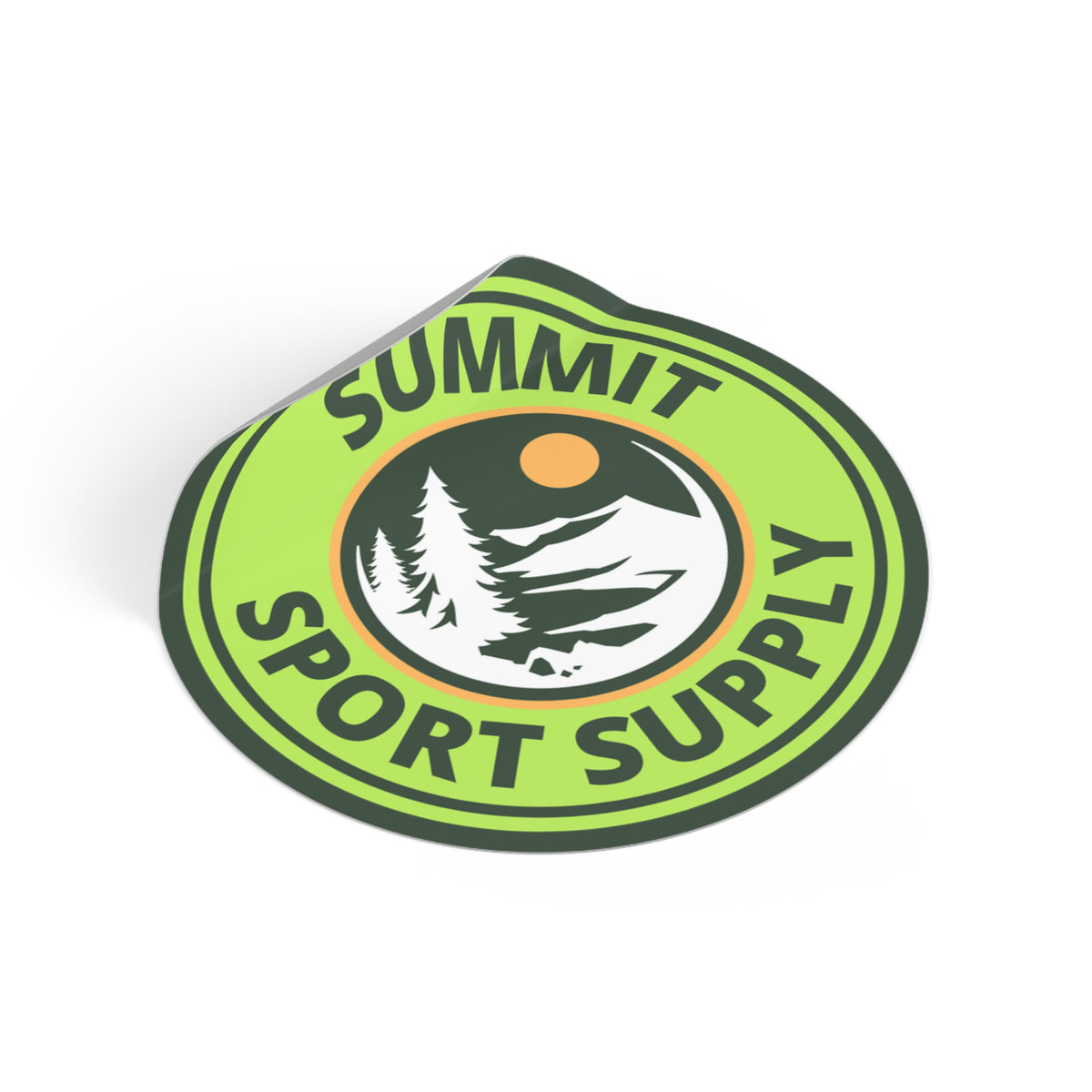 Summit Sport Supply Round Vinyl Sticker