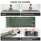 Ultra-Light Inflatable Sleeping Pad With Pillow