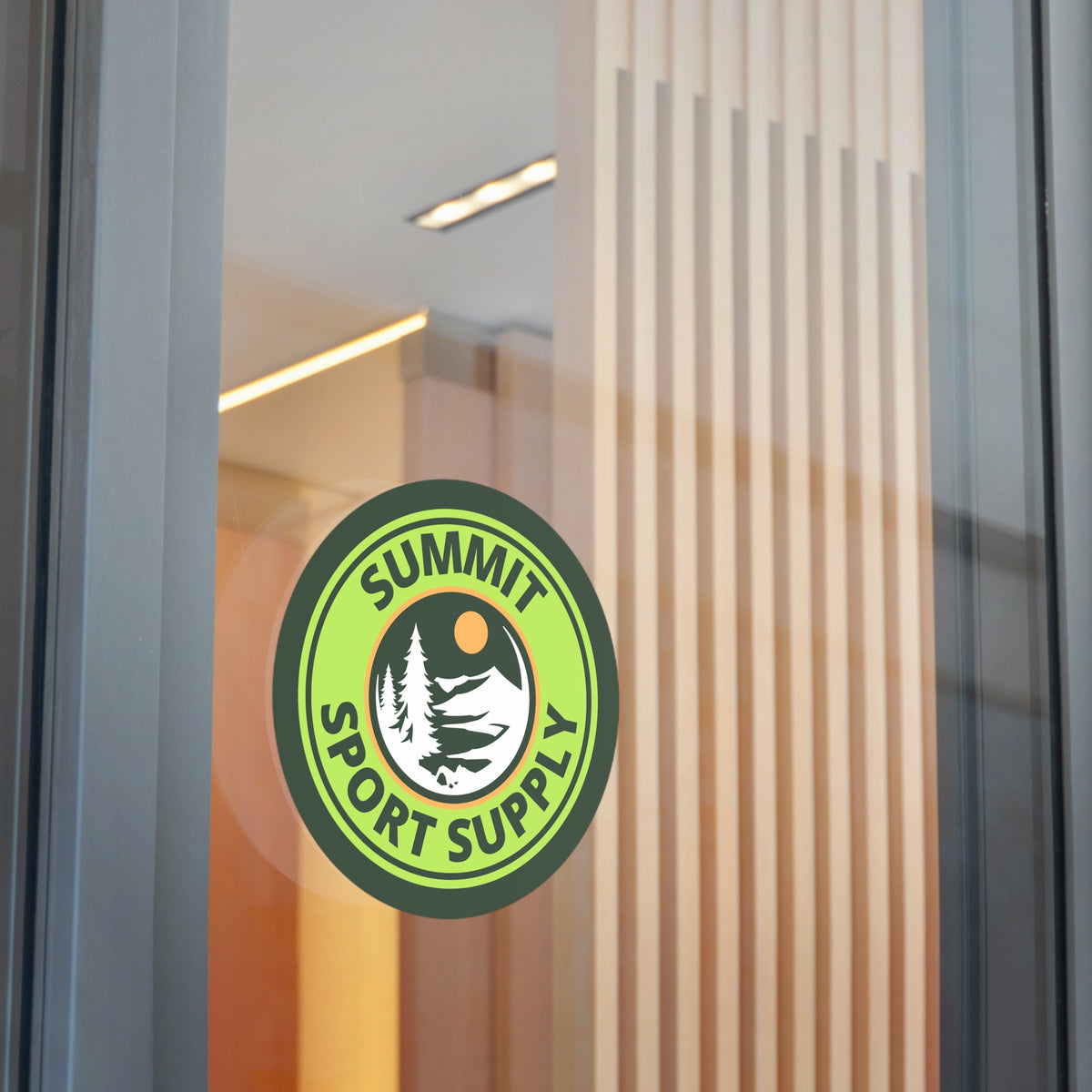 Summit Sport Supply Round Vinyl Sticker