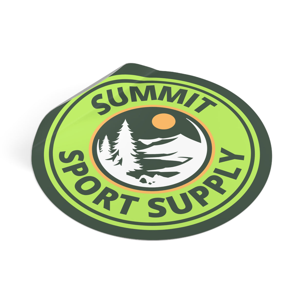 Summit Sport Supply Round Vinyl Sticker