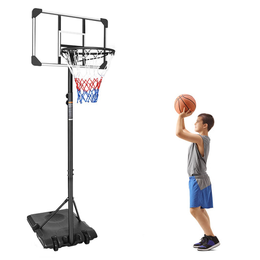Portable Basketball Goal System With Wheels