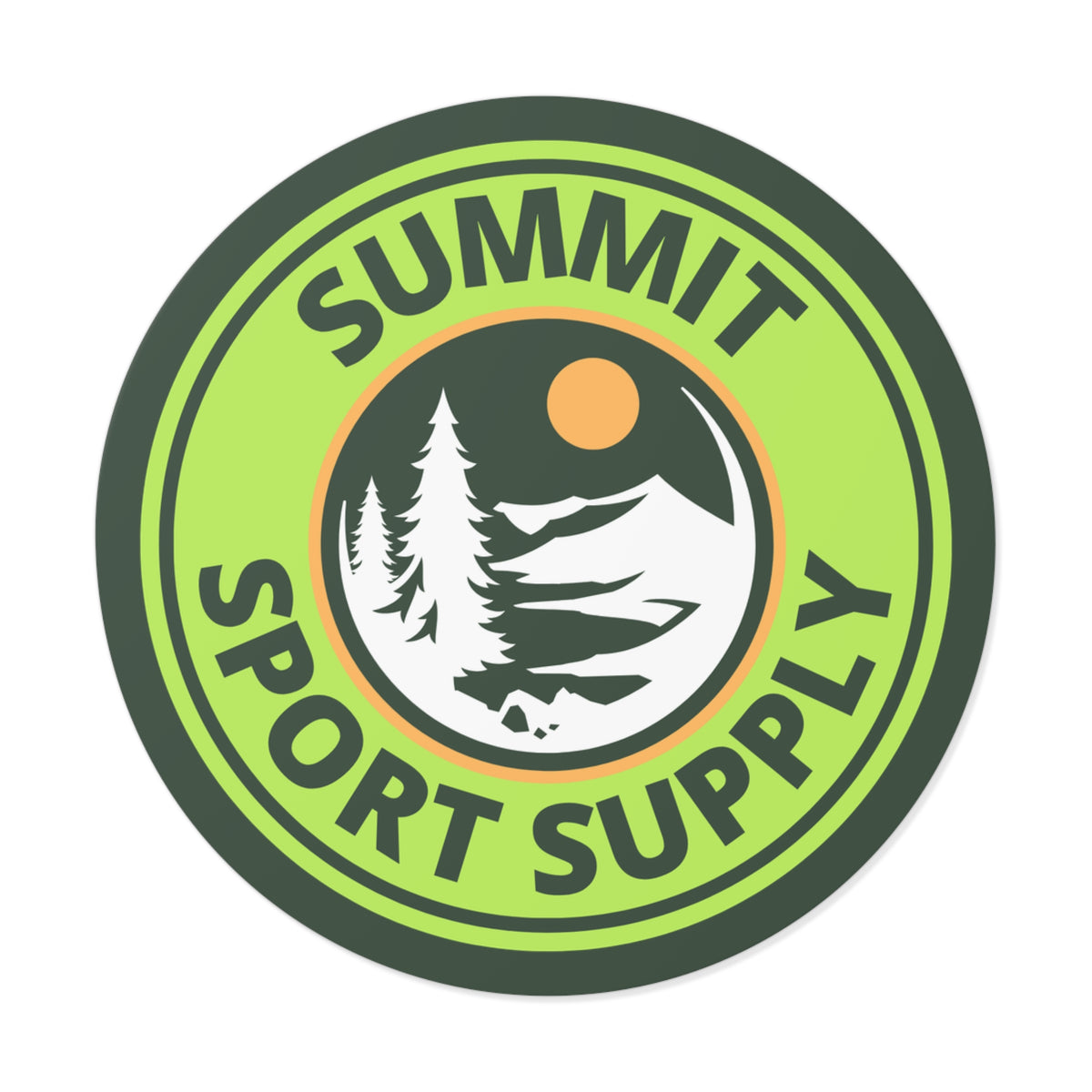 Summit Sport Supply Round Vinyl Sticker
