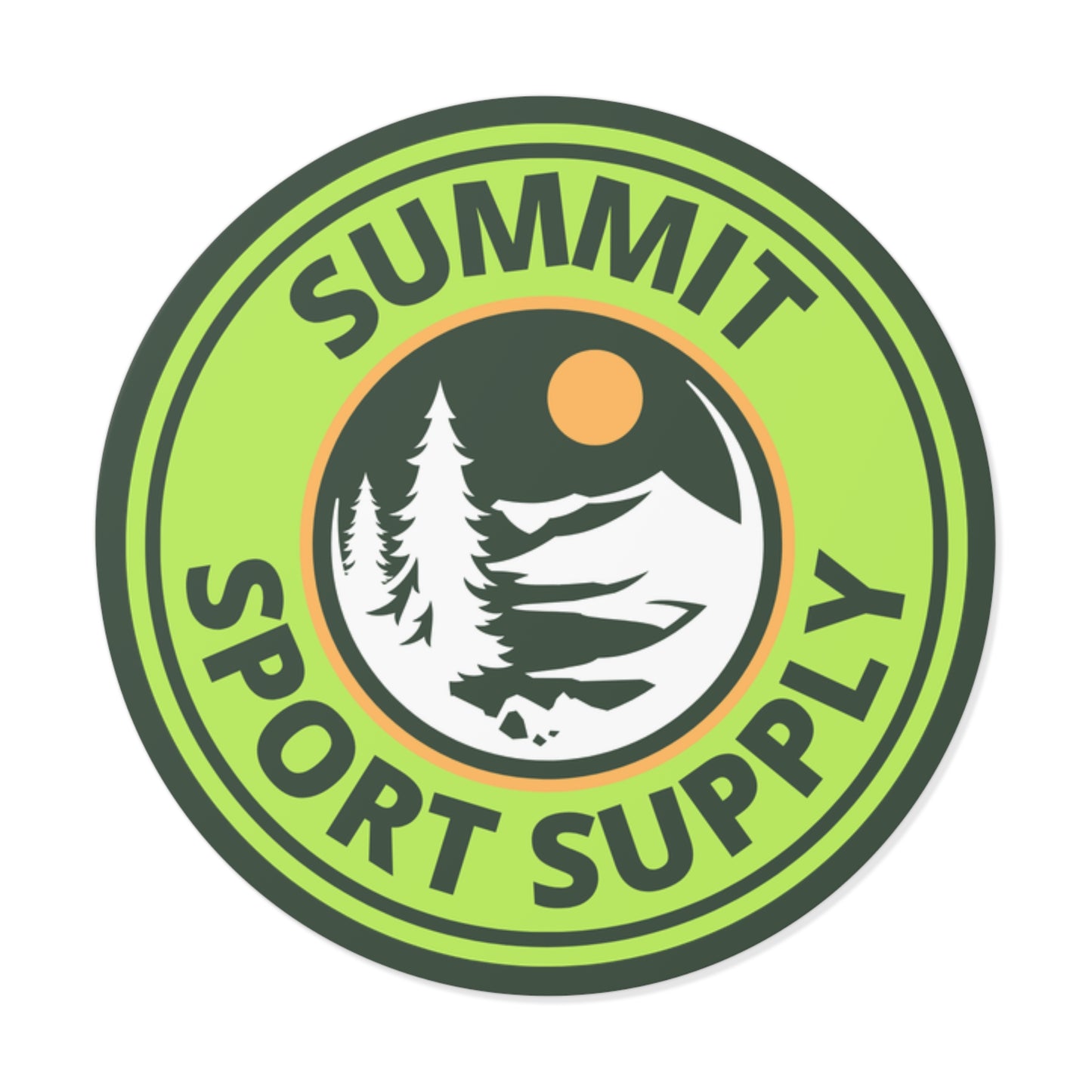 Summit Sport Supply Round Vinyl Sticker
