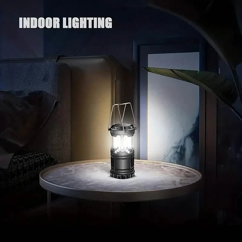 2-Piece Collapsible LED Camping Lantern Set