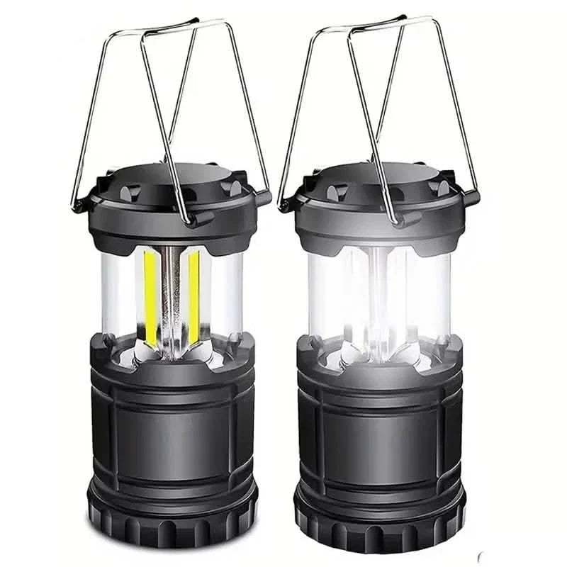 2-Piece Collapsible LED Camping Lantern Set
