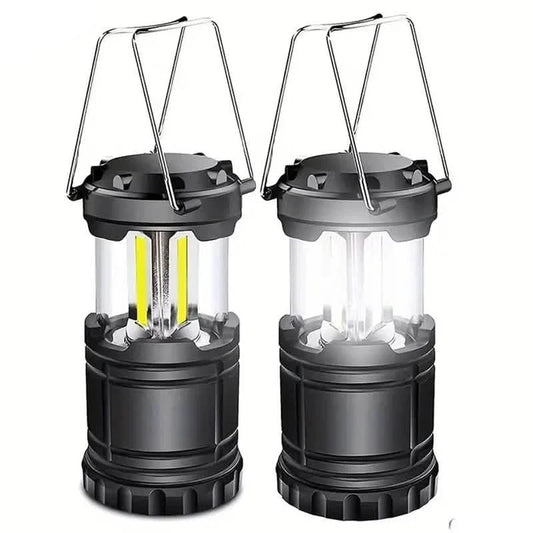 2-Piece Collapsible LED Camping Lantern Set