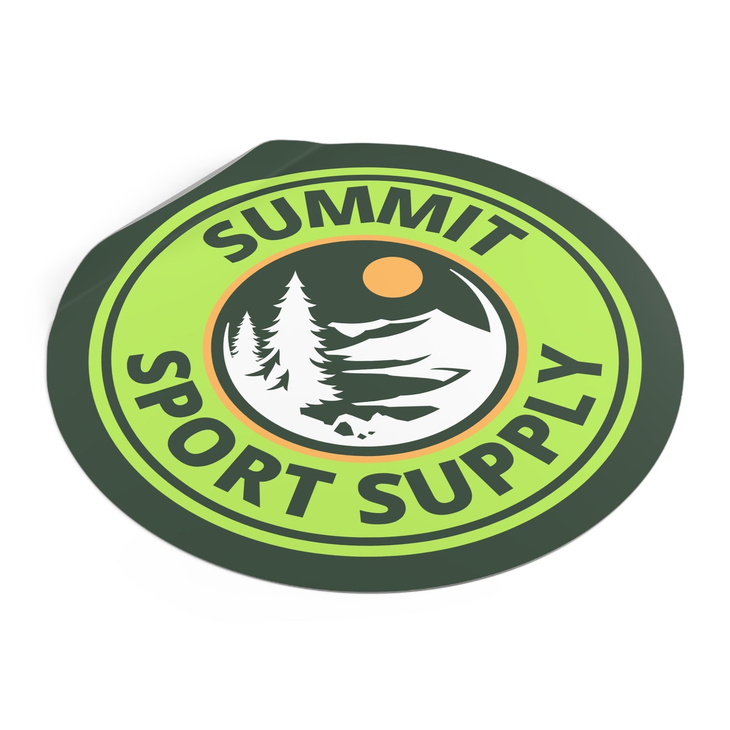 Summit Sport Supply Round Vinyl Sticker