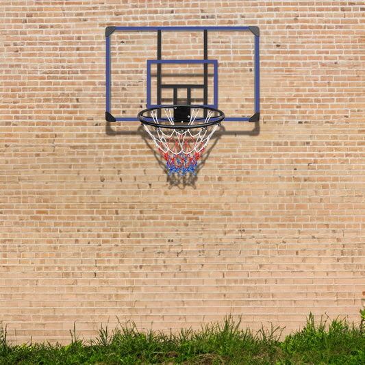 Wall mounted basketball basket
