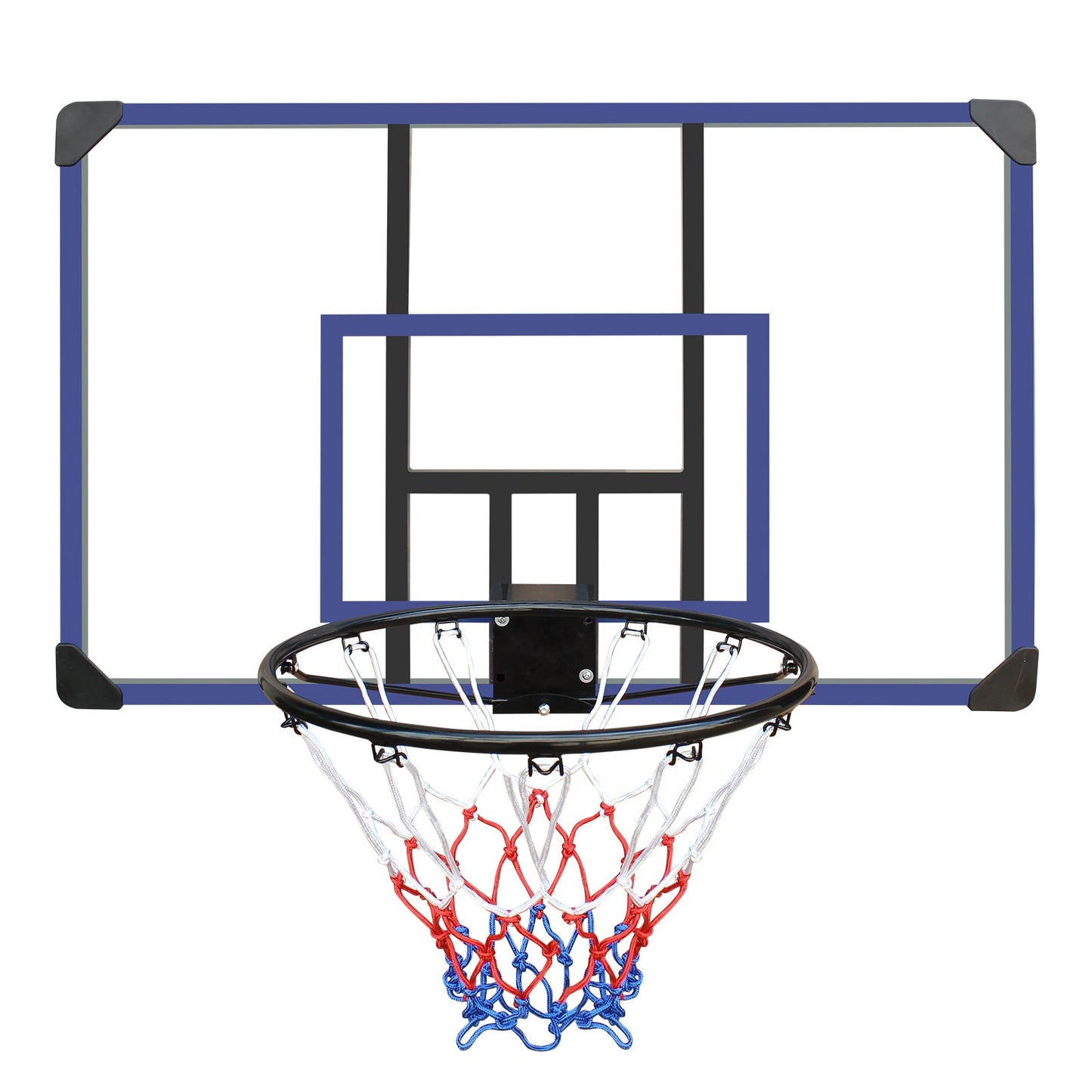 Wall mounted basketball basket