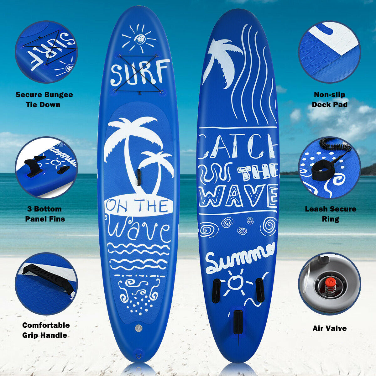 Inflatable Adjustable Stand-Up Paddle Board
