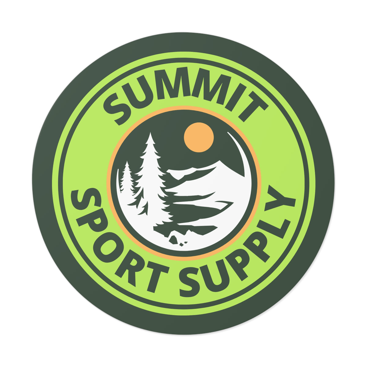 Summit Sport Supply Round Vinyl Sticker