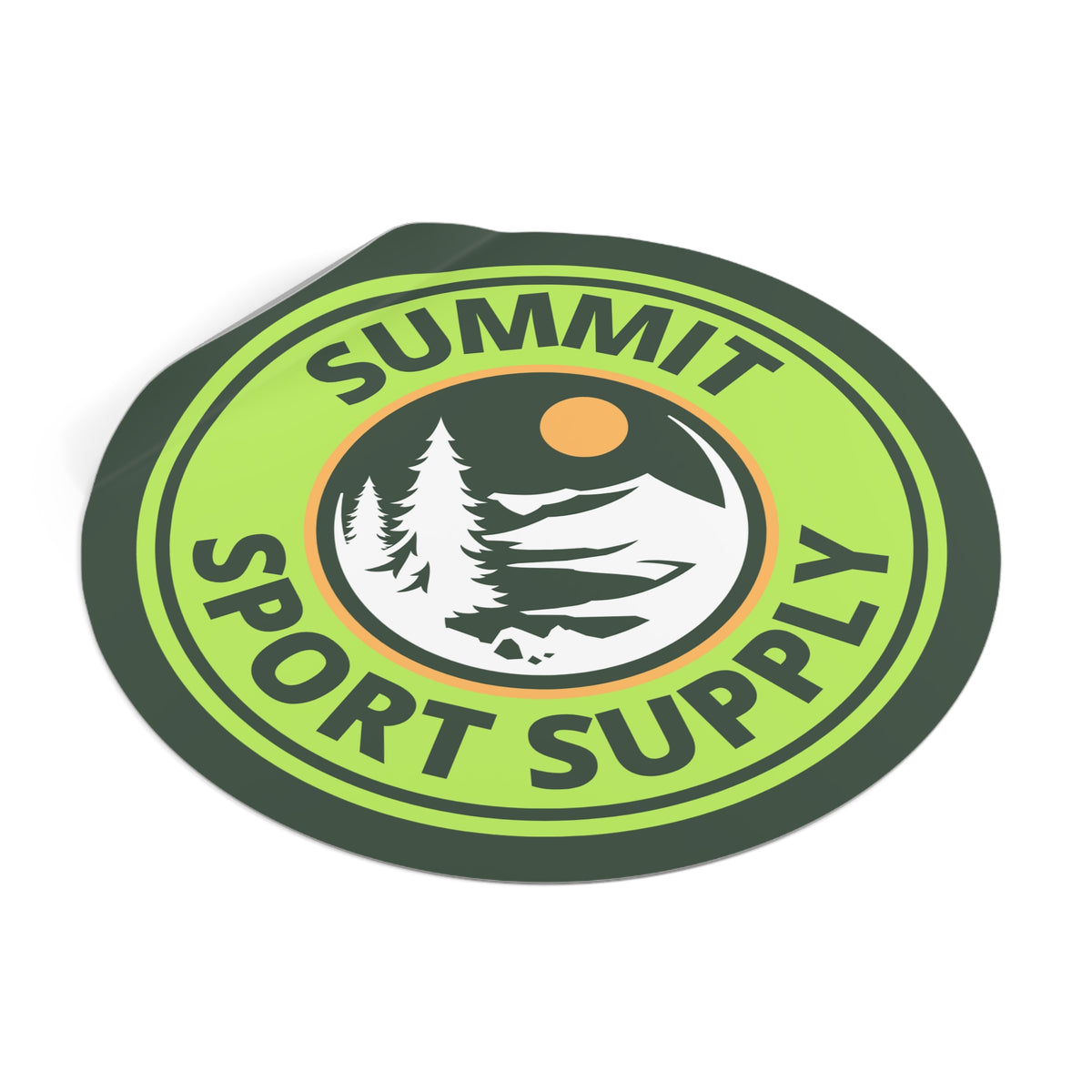 Summit Sport Supply Round Vinyl Sticker