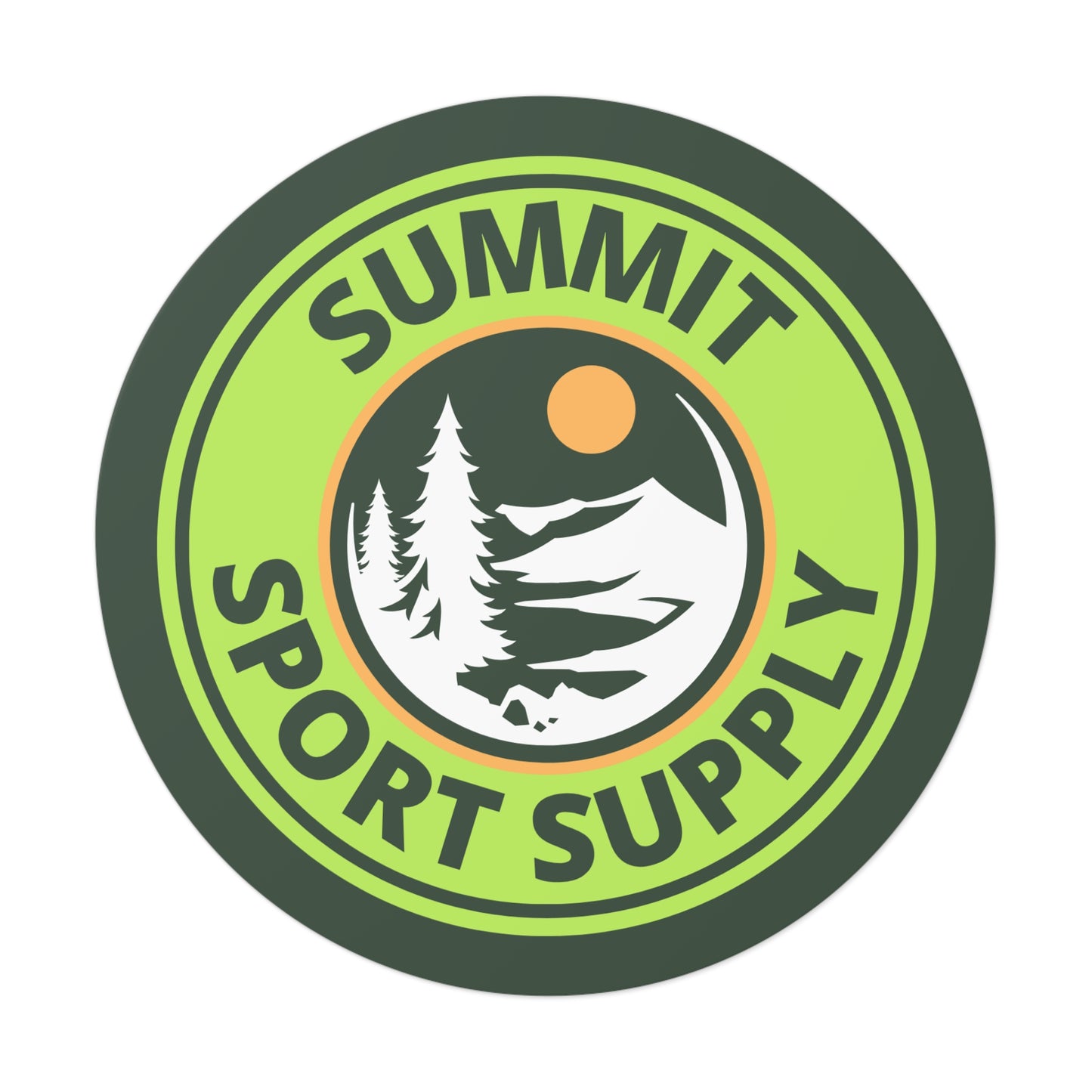 Summit Sport Supply Round Vinyl Sticker