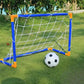 Mini foldable plastic soccer set