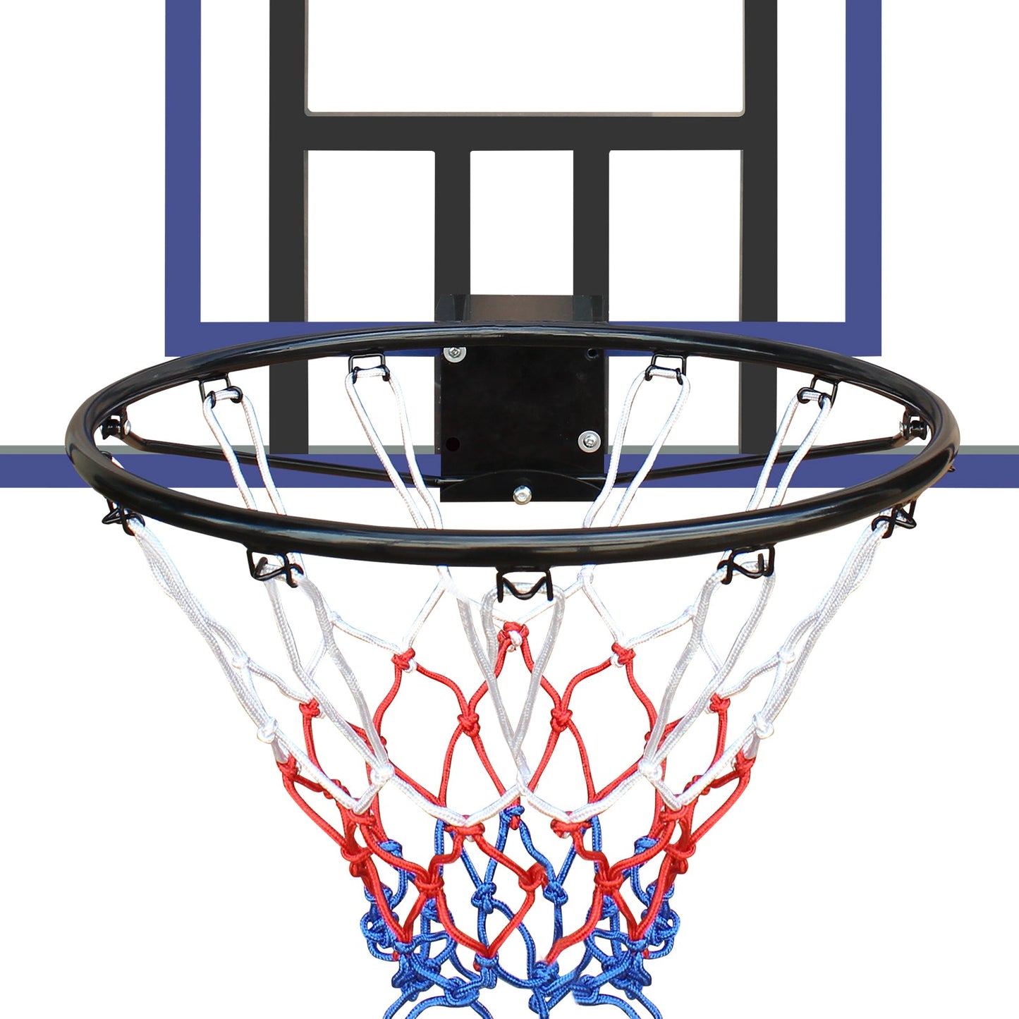 Wall mounted basketball basket