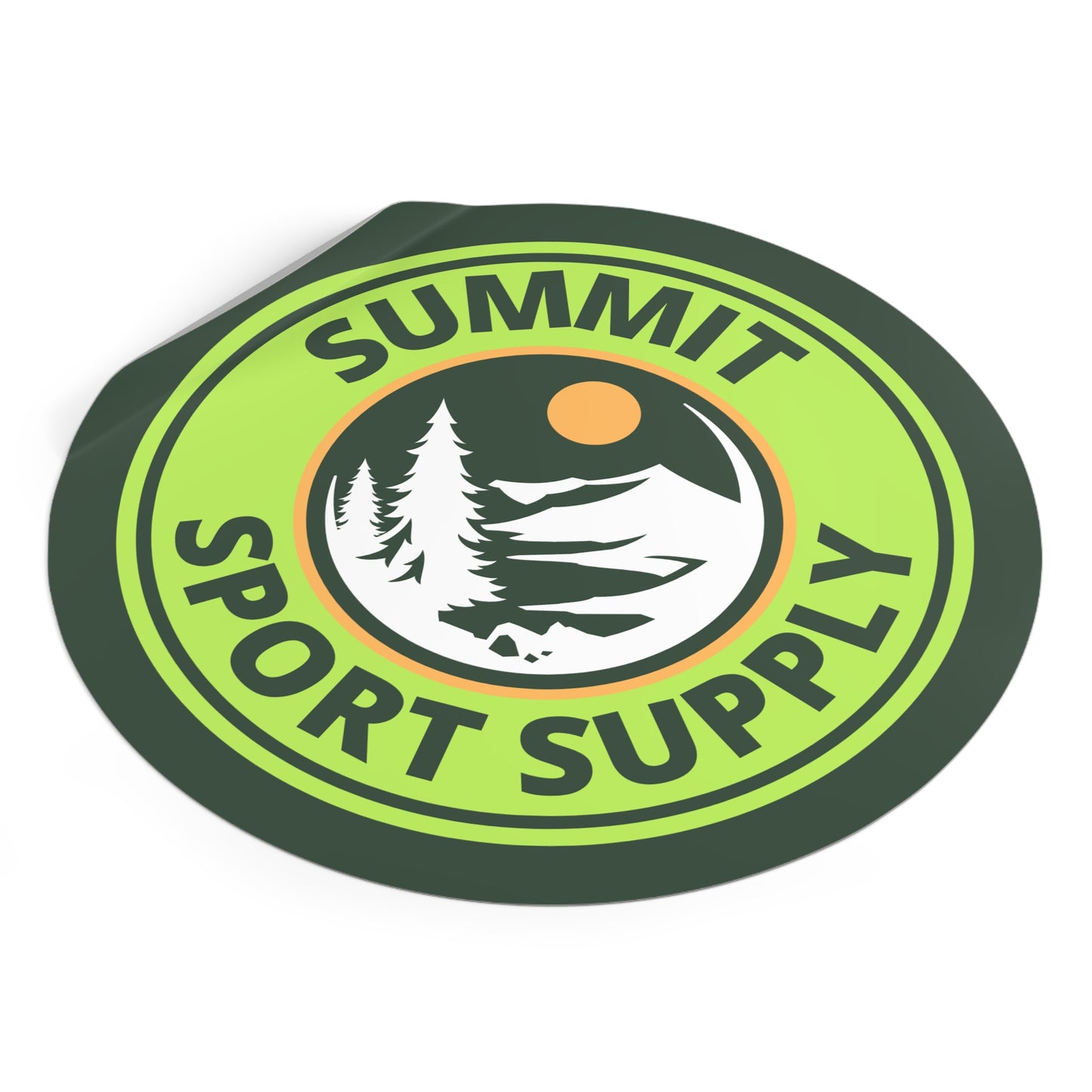 Summit Sport Supply Round Vinyl Sticker