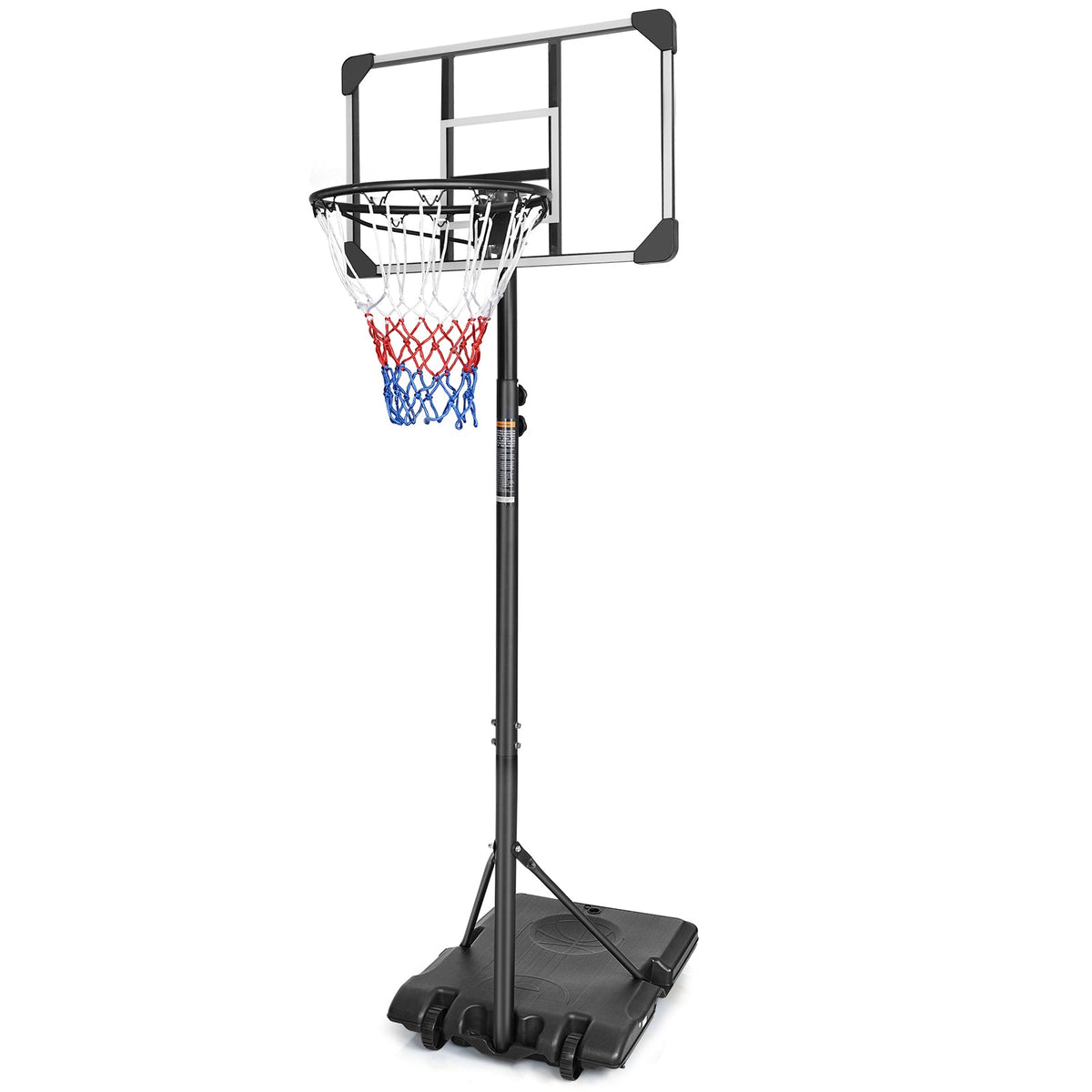 Portable Basketball Goal System With Wheels