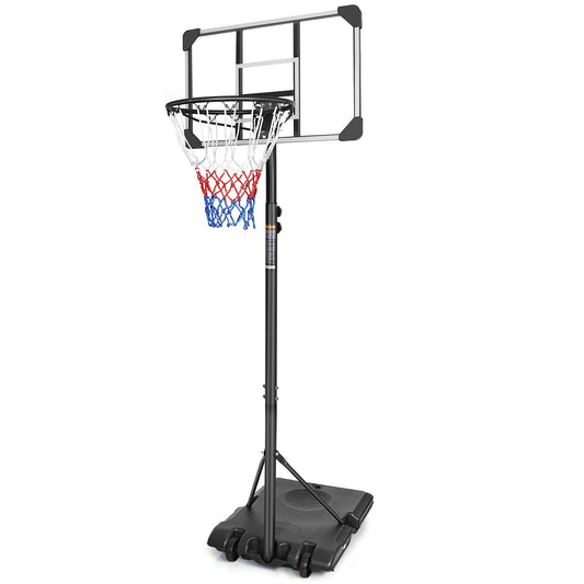 Portable Basketball Goal System With Wheels