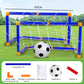 Mini foldable plastic soccer set