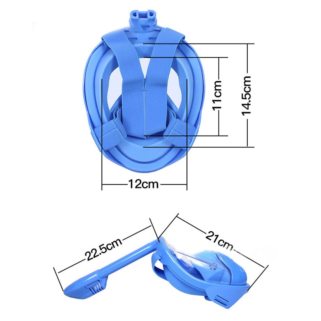 Kids Full Face Panoramic Snorkeling Mask