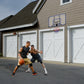 Wall mounted basketball basket