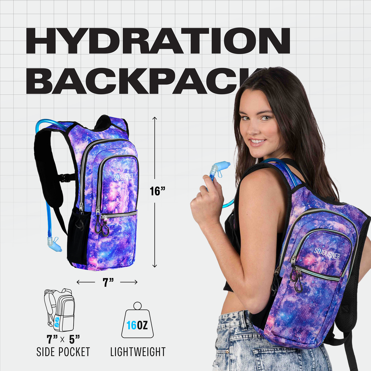 Medium Hydration Pack Backpack For Hiking