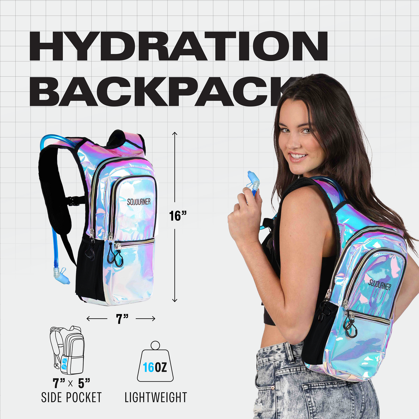 Medium Hydration Pack Backpack For Hiking