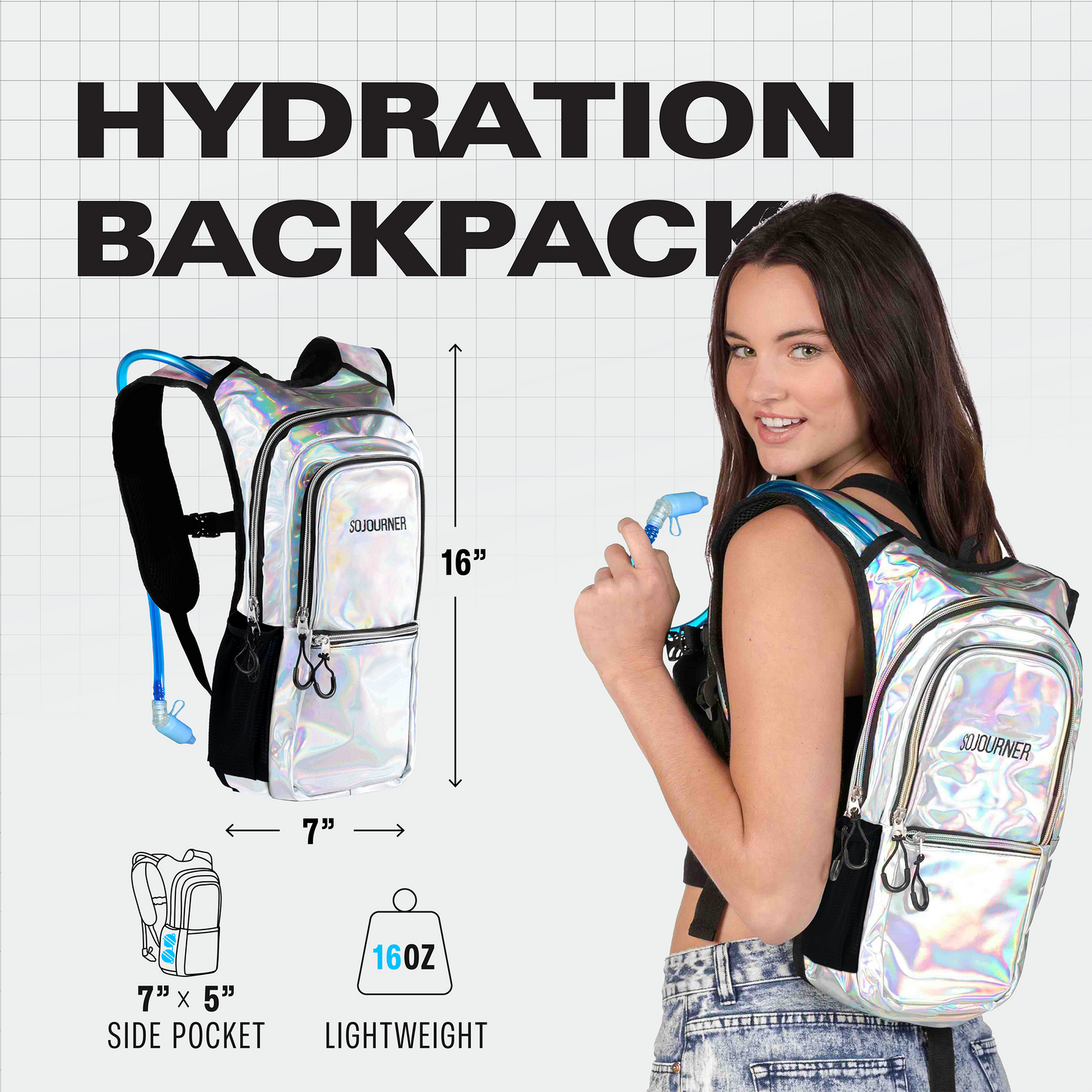 Medium Hydration Pack Backpack For Hiking