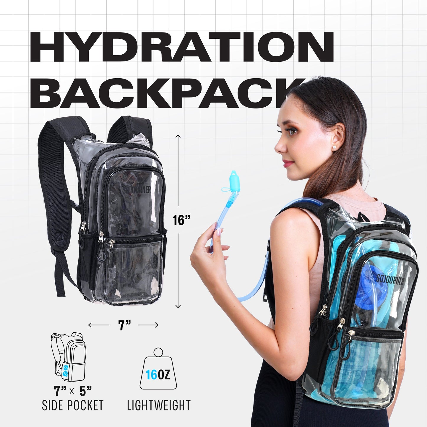 Medium Hydration Pack Backpack For Hiking