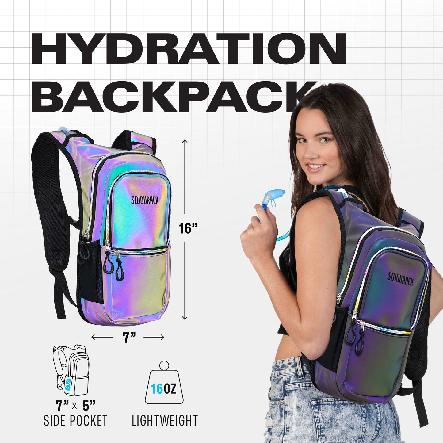 Medium Hydration Pack Backpack For Hiking