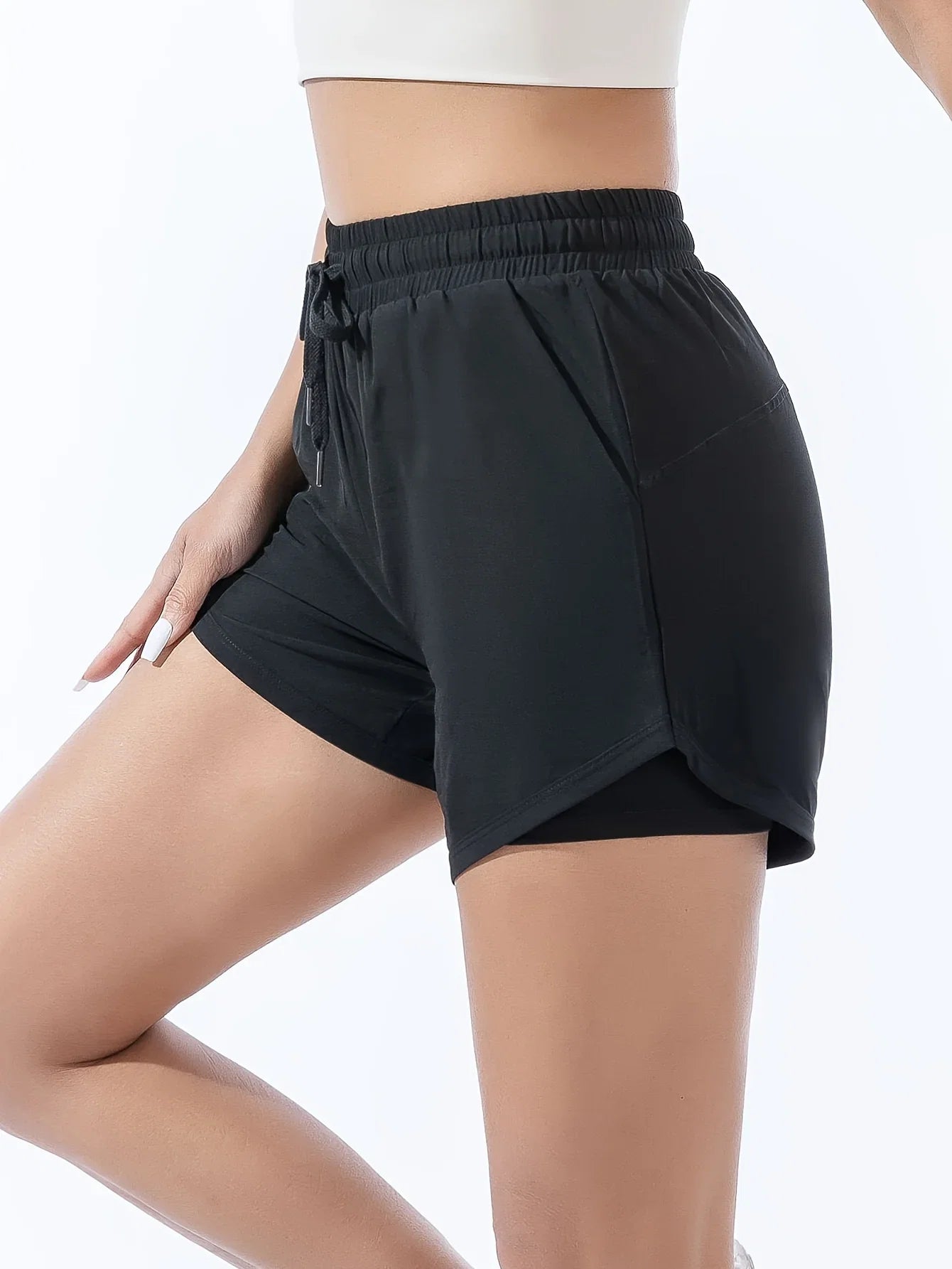 Women's Quick-Dry Athletic Workout Shorts