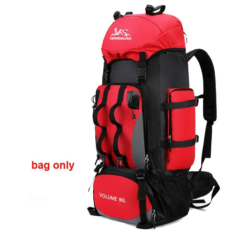 90L Waterproof Large Capacity Hiking Backpack