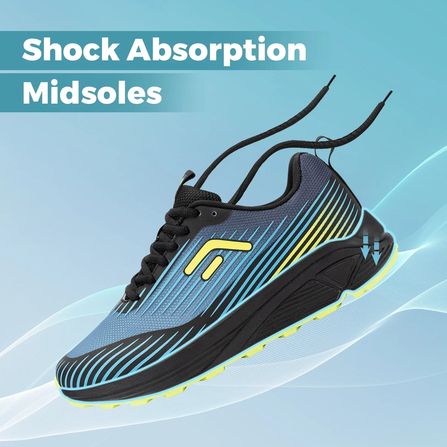 Men's Breathable Wide Trail Running Shoes