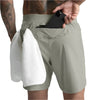 Men's Quick-Dry Performance Shorts With Zipper Pocket