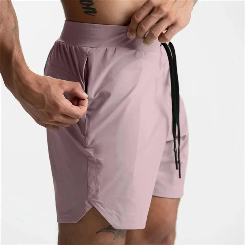 Men's Quick-Dry Performance Shorts With Zipper Pocket