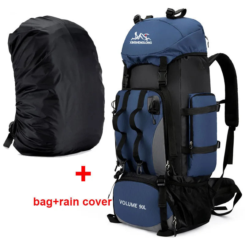 90L Waterproof Large Capacity Hiking Backpack