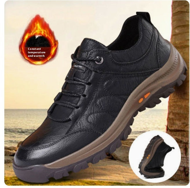 Casual Leather Outdoor Hiking Shoes