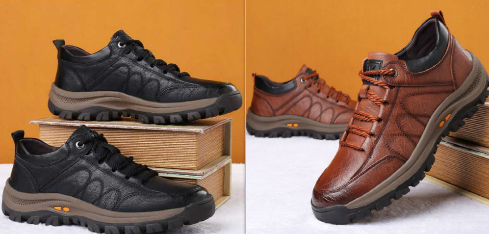 Casual Leather Outdoor Hiking Shoes