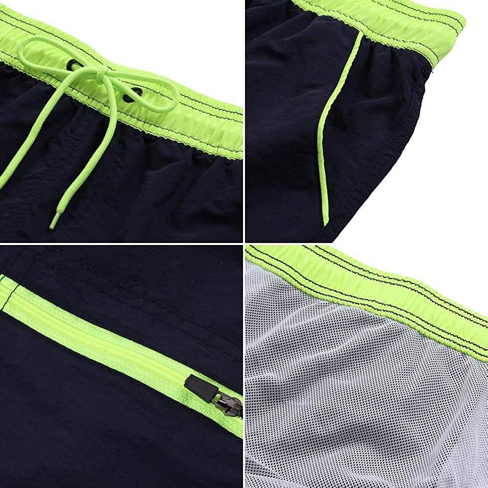Men's Adjustable Drawstring Swim Shorts