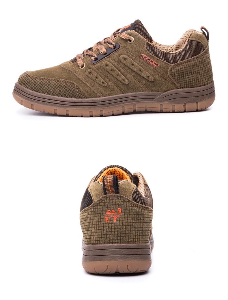 Men's Lace-Up Wear-Resistant Hiking Shoes