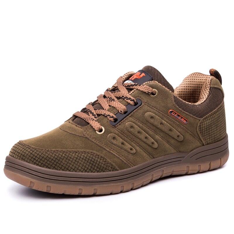 Men's Lace-Up Wear-Resistant Hiking Shoes