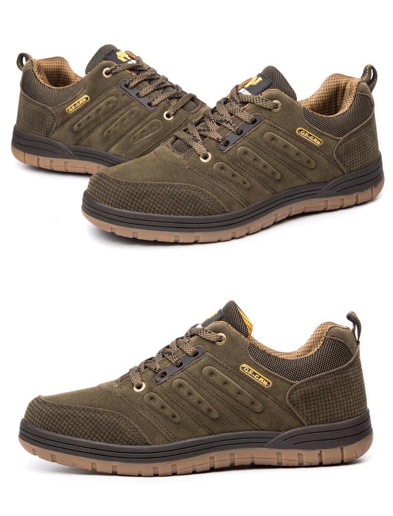 Men's Lace-Up Wear-Resistant Hiking Shoes