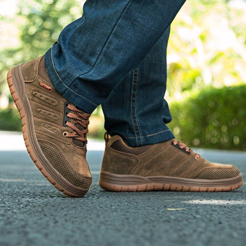 Men's Lace-Up Wear-Resistant Hiking Shoes