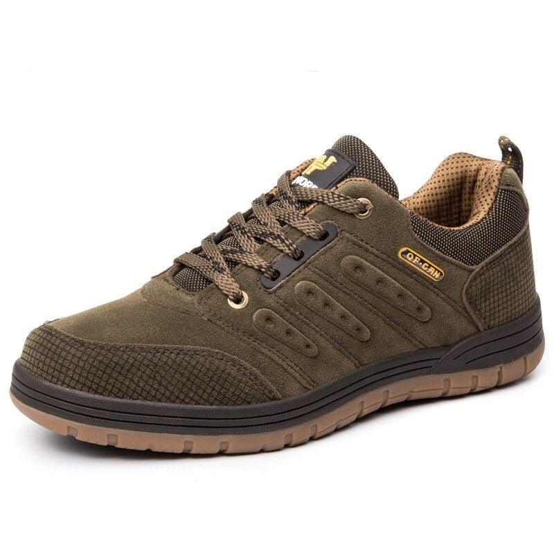 Men's Lace-Up Wear-Resistant Hiking Shoes