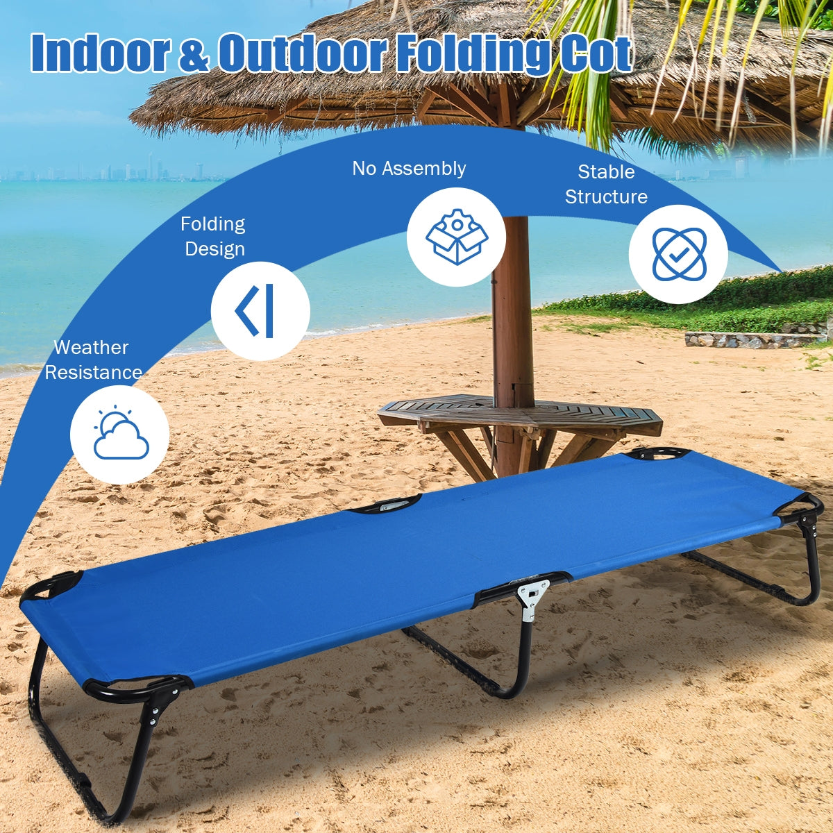Folding Camping Bed For Outdoor Sleeping