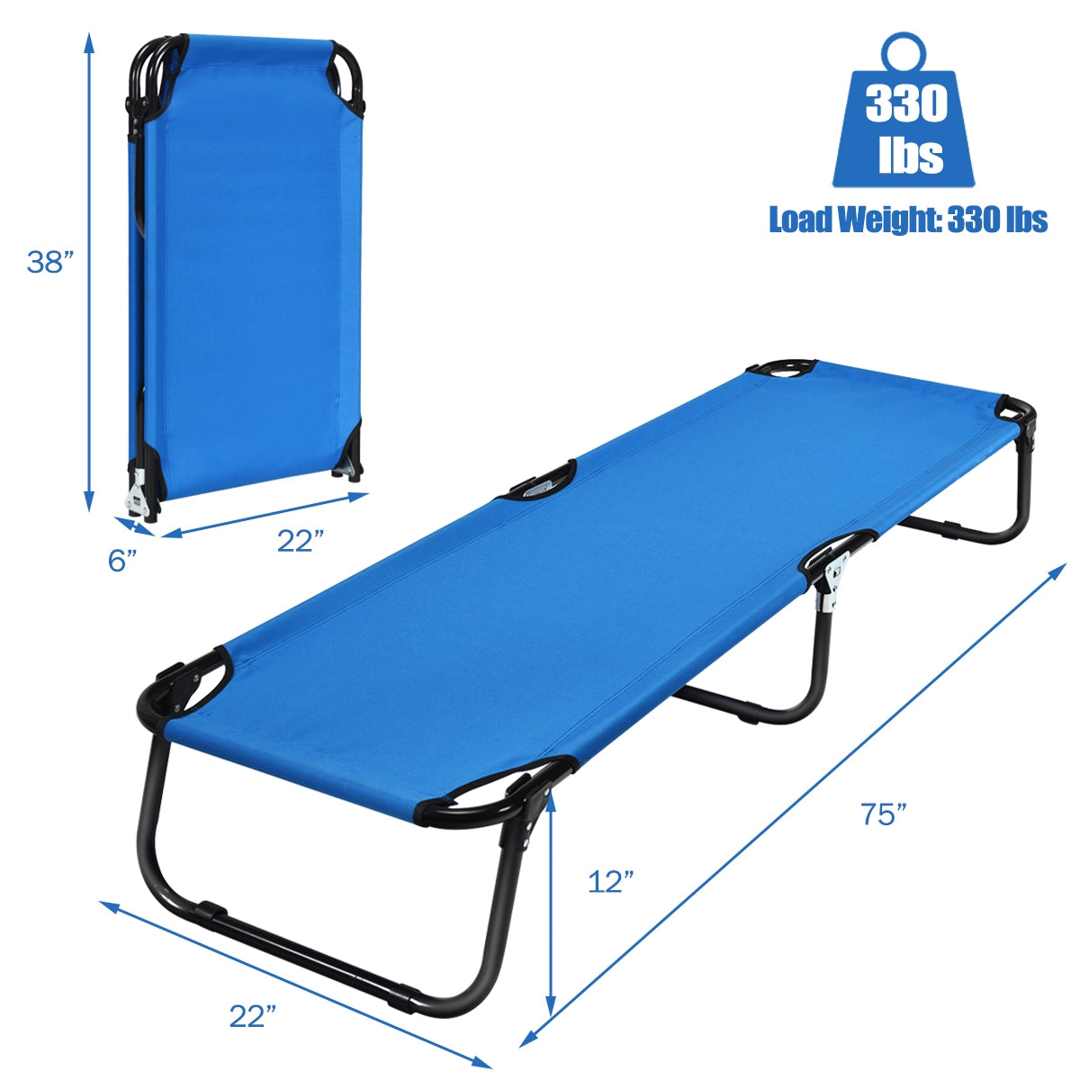 Folding Camping Bed For Outdoor Sleeping