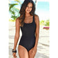 Women's Push-Up Plunge One-Piece Swimsuit