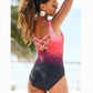 Women's Push-Up Plunge One-Piece Swimsuit